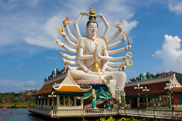Statue of Shiva on Koh Samui island in Thailand