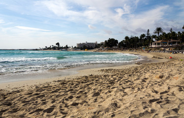 Sandstrand auf Zypern