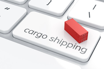 Fototapeta premium Cargo shipping concept