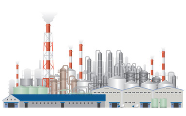 Obraz premium 工場の風景