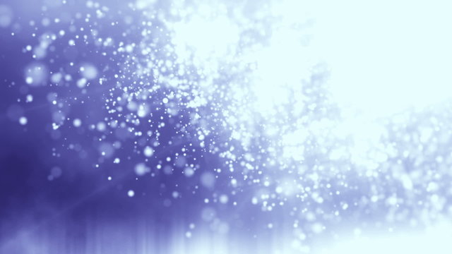 White particles glitter. HD 1080 seamless loop