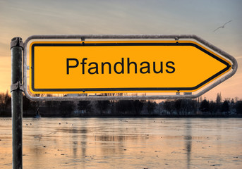Strassenschild 9 - Pfandhaus