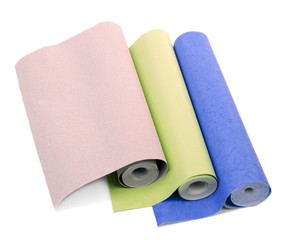 Wallpapers isolated on white