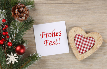 Frohes Fest Karte