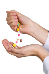 pill in a hand
