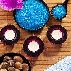 Spa, sea salt body care
