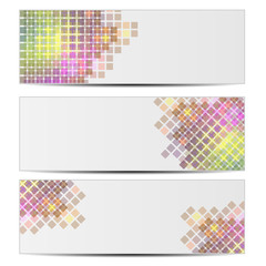set of abstract backgrounds.abstract geometric background.design