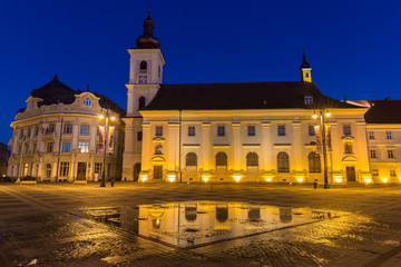 Naklejka na ściany i meble Main square, Sibiu