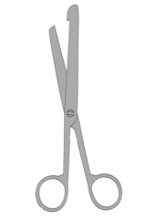 cartoon image of enterotome tool