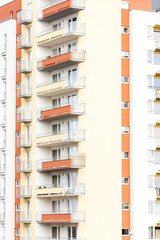 detail of apartment building