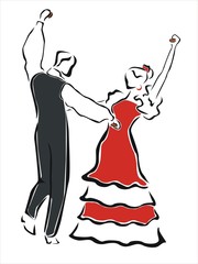 Resultado de imagen de sevillanas dibujo