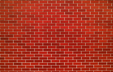 Fototapeta na wymiar Modern red brick wall