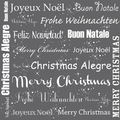 Fond Joyeux No&euml;l Gris