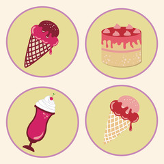 desserts icons