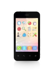 Modern mobile phone.