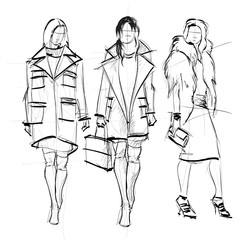 SKETCH. fashion girls