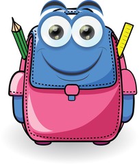 Мультфильм мешок школы