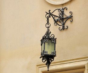 The light above the door