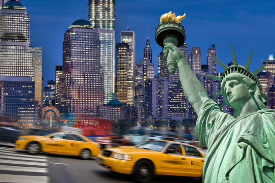 Fototapeta Collage Manhattan - USA