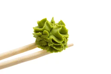 Poster Wasabi isolated on white background © z10e