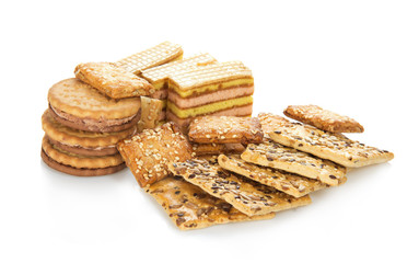 The set of sweet cookies