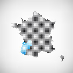 Frankreich Region Aquitanien