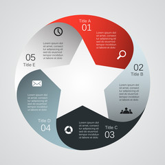 Modern vector template for your business project