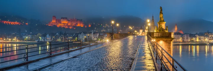 Heidelberg Panorama bei Nacht © eyetronic