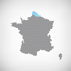Frankreich Region Nord-Pas-de-Calais