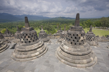Borobodur - świątynie