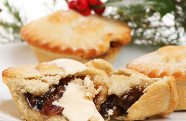 Mince pie closeup