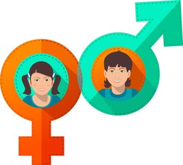 Symbols of Male and Female