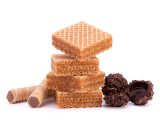 Wafers or honeycomb waffles
