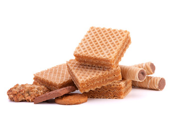 Wafers or honeycomb waffles