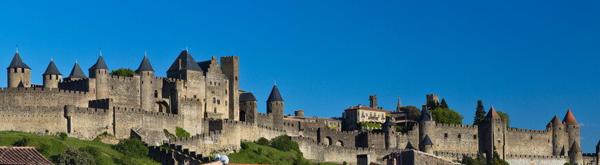Fototapeta na wymiar Carcassonne, Languedoc Roussillon, France