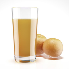 orange juice with oranges