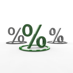 prozente, rabatt, zinsen, grün,