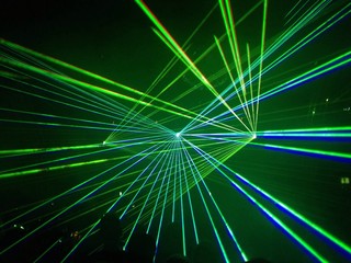green dancefloor