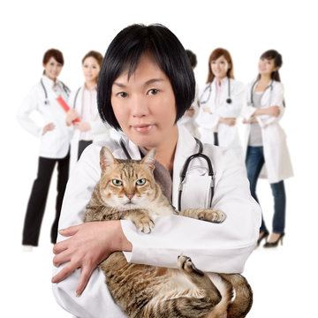 Asian animal doctor