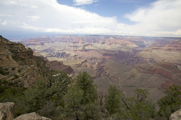 Fototapeta premium widok pustyni na Wielki Kanion w Arizonie