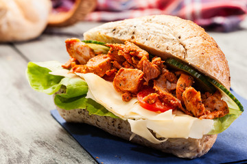Kebab sandwich