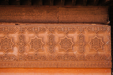 Beautiful detail in Saadian Tombs, Marrakech,Morocco