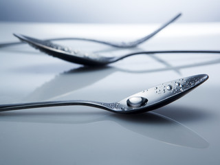 Spoon with drop