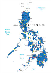 Philippines political map