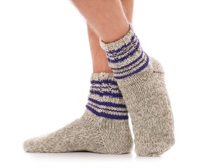 Knitted socks