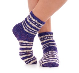 Knitted socks