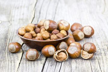 hazelnuts in a bowl
