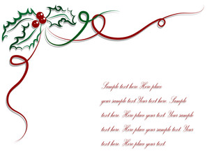 Christmas holly