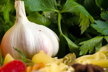 garlic and basil