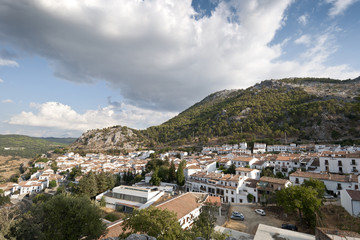 Fototapeta na wymiar Views of Grazalema town, Cadiz, Andalusia, Spain